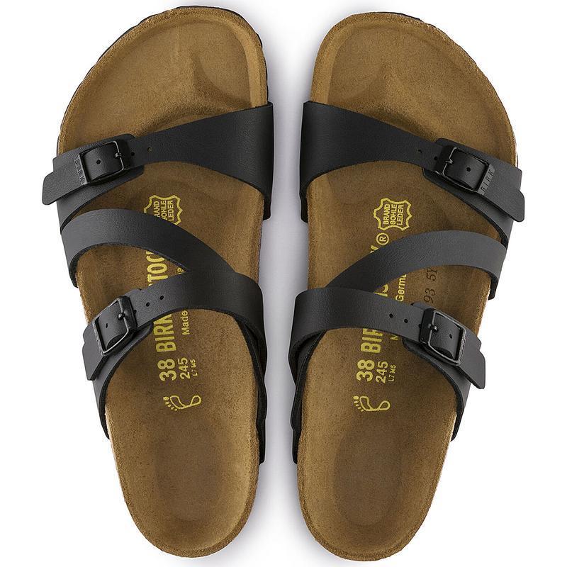 Birkenstock Salina Birko Flor Sandaler Dame Sort | DK 353BEX